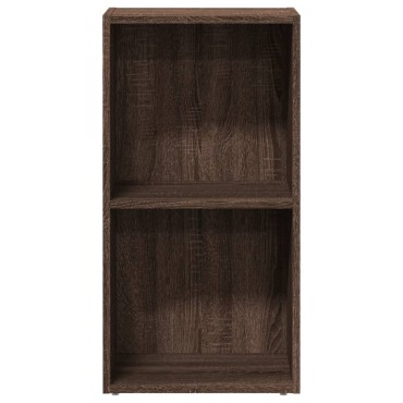 vidaXL Βιβλιοθήκη Καφέ Δρυς 40x30x77cm από Επεξεργασμένο Ξύλο 1 τεμ.