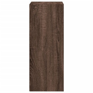 vidaXL Βιβλιοθήκη Καφέ Δρυς 40x30x77cm από Επεξεργασμένο Ξύλο 1 τεμ.
