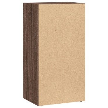 vidaXL Βιβλιοθήκη Καφέ Δρυς 40x30x77cm από Επεξεργασμένο Ξύλο 1 τεμ.