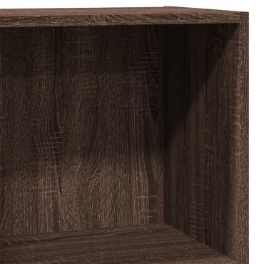 vidaXL Βιβλιοθήκη Καφέ Δρυς 40x30x77cm από Επεξεργασμένο Ξύλο 1 τεμ.