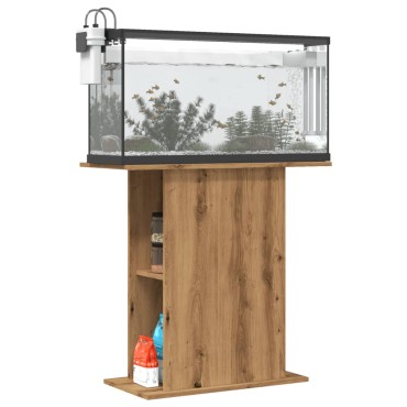 vidaXL Βάση Ενυδρείου Αρτισιανή Δρυς 36x75x72,5 εκ. Επεξεργασμένο Ξύλο