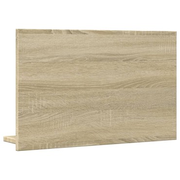 vidaXL Καθρέφτης Μπάνιου Ντουλάπι Sonoma Δρυς 60x11x37cm Επεξ. Ξύλο 1 τεμ.
