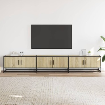 vidaXL Έπιπλο Τηλεόρασης Sonoma Δρυς 240x35x41cm Επεξ. Ξύλο