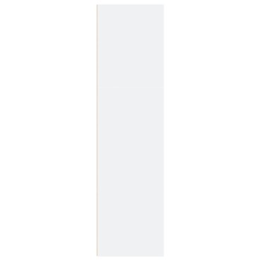 vidaXL Βιβλιοθήκη Λευκή 60x30x114cm από Επεξεργασμένο Ξύλο 1 τεμ.