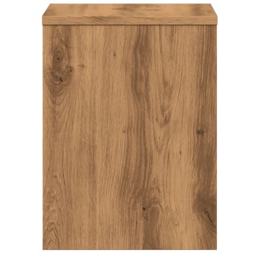 vidaXL Κομοδίνο Χρώμα Αρτισιανή Δρυς 40x30x40cm από Επεξ. Ξύλο 1 τεμ.