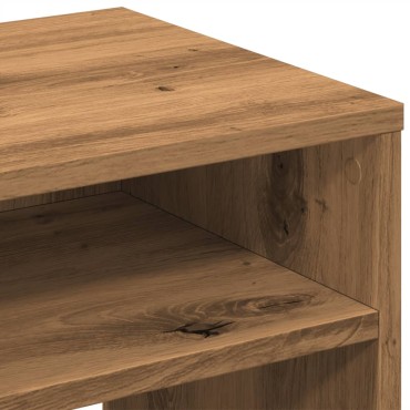 vidaXL Κομοδίνο Χρώμα Αρτισιανή Δρυς 40x30x40cm από Επεξ. Ξύλο 1 τεμ.