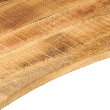 vidaXL Επιφάνεια Γραφείου Καμπύλη 110x50x2,5cm Μασίφ Ακατ. Μάνγκο