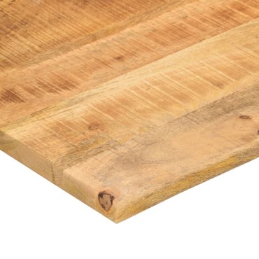 vidaXL Επιφάνεια Γραφείου Καμπύλη 140x50x2,5cm Μασίφ Ακατ. Μάνγκο