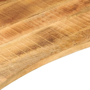 vidaXL Επιφάνεια Γραφείου Καμπύλη 140x50x2,5cm Μασίφ Ακατ. Μάνγκο