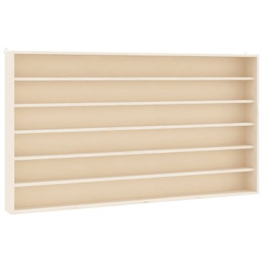 vidaXL Ξύλινη συλλεκτική βιτρίνα με 6 ράφια 100x8,5x55cm