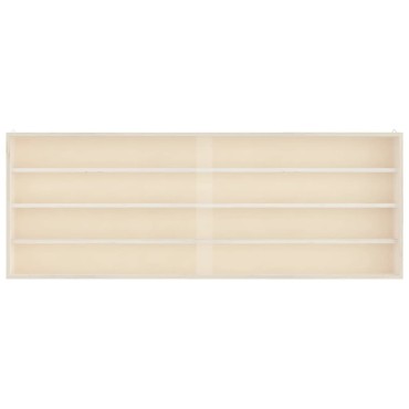 vidaXL Ξύλινη συλλεκτική βιτρίνα με πόρτες 100x8,5x37cm