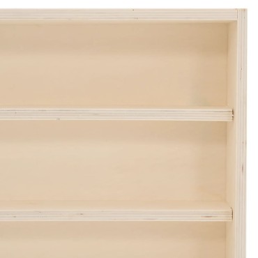 vidaXL Ξύλινη συλλεκτική βιτρίνα με πόρτες 100x8,5x37cm