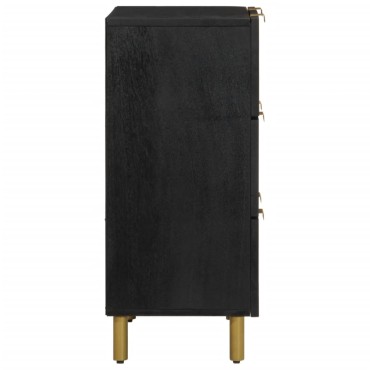 vidaXL Ντουλάπι 2 τεμ. Μαύρο 60x33x75cm από Επεξεργασμένο Ξύλο