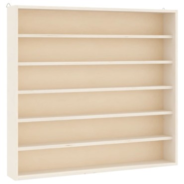 vidaXL Ξύλινη συλλεκτική βιτρίνα με 6 ράφια 60x8,5x55cm