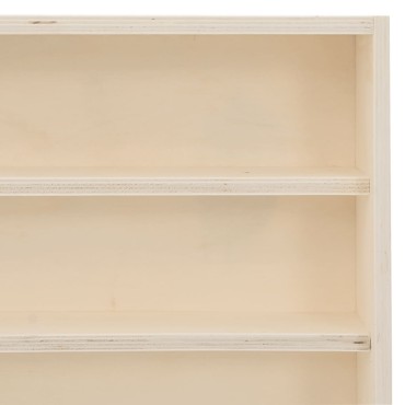 vidaXL Ξύλινη συλλεκτική βιτρίνα με 6 ράφια 60x8,5x55cm