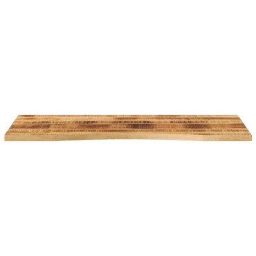 vidaXL Επιφάνεια Γραφείου Καμπύλη 120x50x2,5cm Μασίφ Ακατ. Μάνγκο