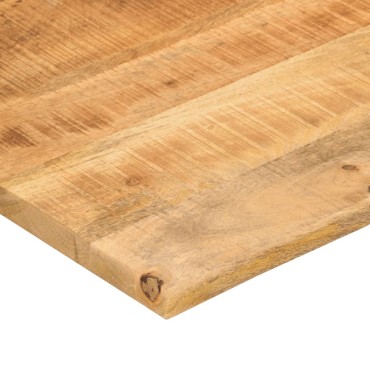 vidaXL Επιφάνεια Γραφείου Καμπύλη 120x50x2,5cm Μασίφ Ακατ. Μάνγκο