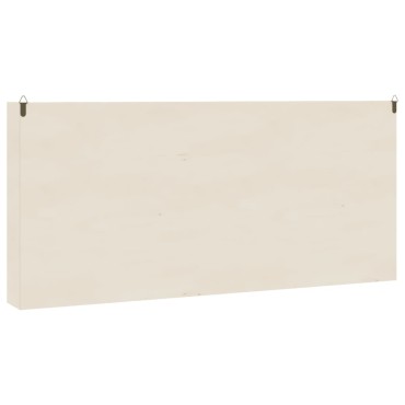 vidaXL Ξύλινη συλλεκτική βιτρίνα με πόρτες 80x8,5x37cm