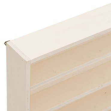 vidaXL Ξύλινη συλλεκτική βιτρίνα με πόρτες 80x8,5x37cm