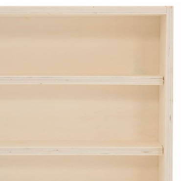 vidaXL Ξύλινη συλλεκτική βιτρίνα με πόρτες 80x8,5x37cm