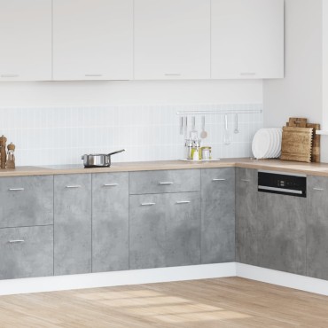 vidaXL Ντουλάπι με Συρτάρι Lyon Γκρι Σκυροδέματος 60x46x81,5 εκ 1 τεμ.
