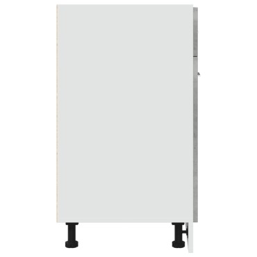 vidaXL Ντουλάπι με Συρτάρι Lyon Γκρι Σκυροδέματος 60x46x81,5 εκ 1 τεμ.