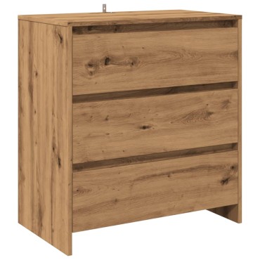 vidaXL Μπουφές Artisan Δρυς 70x41x75cm από Επεξεργασμένο Ξύλο 1 τεμ.