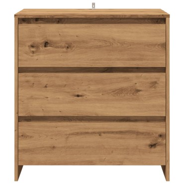 vidaXL Μπουφές Artisan Δρυς 70x41x75cm από Επεξεργασμένο Ξύλο 1 τεμ.