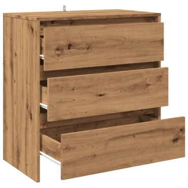 vidaXL Μπουφές Artisan Δρυς 70x41x75cm από Επεξεργασμένο Ξύλο 1 τεμ.