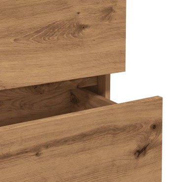 vidaXL Μπουφές Artisan Δρυς 70x41x75cm από Επεξεργασμένο Ξύλο 1 τεμ.