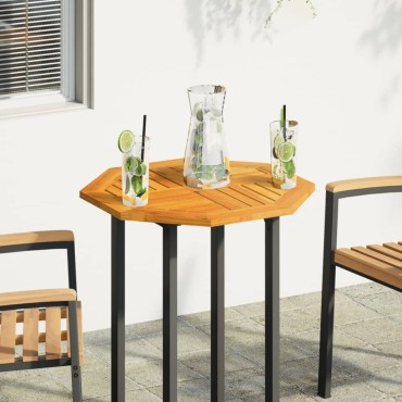 vidaXL Επιφάνεια Τραπεζιού Οκτάγωνη 60x60x2cm Μασίφ Ξύλο Ακακίας 1 τεμ.