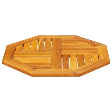 vidaXL Επιφάνεια Τραπεζιού Οκτάγωνη 60x60x2cm Μασίφ Ξύλο Ακακίας 1 τεμ.