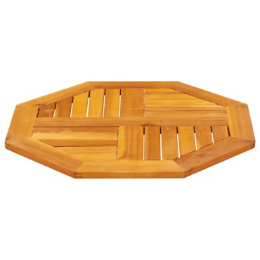 vidaXL Επιφάνεια Τραπεζιού Οκτάγωνη 60x60x2cm Μασίφ Ξύλο Ακακίας 1 τεμ.