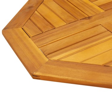 vidaXL Επιφάνεια Τραπεζιού Οκτάγωνη 60x60x2cm Μασίφ Ξύλο Ακακίας 1 τεμ.
