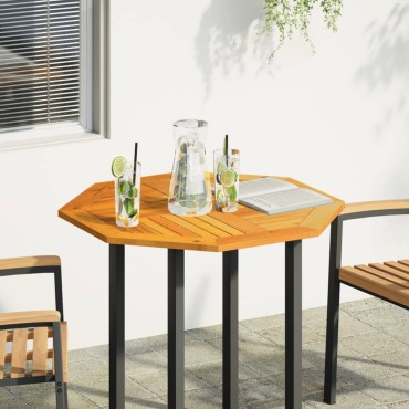 vidaXL Επιφάνεια Τραπεζιού Οκτάγωνη 80x80x2,2cm Μασίφ Ξύλο Ακακίας 1 τεμ.