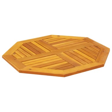 vidaXL Επιφάνεια Τραπεζιού Οκτάγωνη 80x80x2,2cm Μασίφ Ξύλο Ακακίας 1 τεμ.