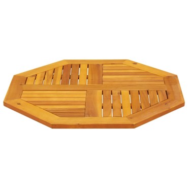 vidaXL Επιφάνεια Τραπεζιού Οκτάγωνη 80x80x2,2cm Μασίφ Ξύλο Ακακίας 1 τεμ.