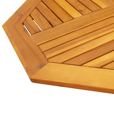 vidaXL Επιφάνεια Τραπεζιού Οκτάγωνη 80x80x2,2cm Μασίφ Ξύλο Ακακίας 1 τεμ.