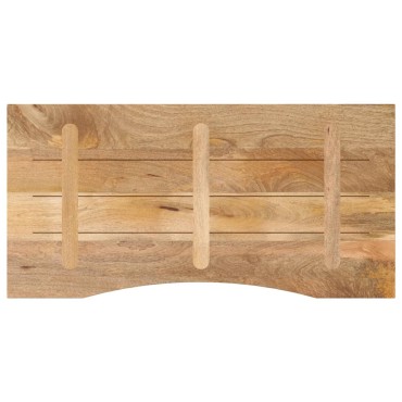 vidaXL Επιφάνεια Γραφείου Καμπύλη 110x50x2,5cm Μασίφ Ακατ. Μάνγκο