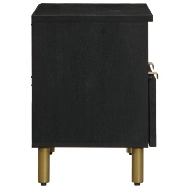 vidaXL Έπιπλο Τηλεόρασης Μαύρο 70x33x46cm από Επεξεργ. Ξύλο 1 τεμ.