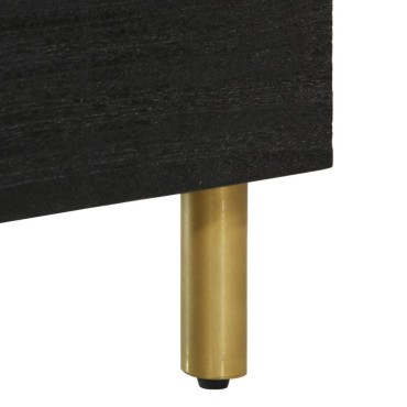 vidaXL Έπιπλο Τηλεόρασης Μαύρο 70x33x46cm από Επεξεργ. Ξύλο 1 τεμ.