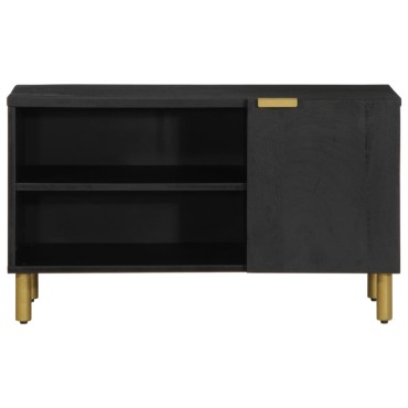 vidaXL Έπιπλο Τηλεόρασης Μαύρο 80x33x46cm από Επεξεργασμένο Ξύλο 1 τεμ.