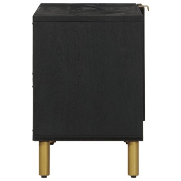 vidaXL Έπιπλο Τηλεόρασης Μαύρο 80x33x46cm από Επεξεργασμένο Ξύλο 1 τεμ.