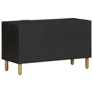 vidaXL Έπιπλο Τηλεόρασης Μαύρο 80x33x46cm από Επεξεργασμένο Ξύλο 1 τεμ.