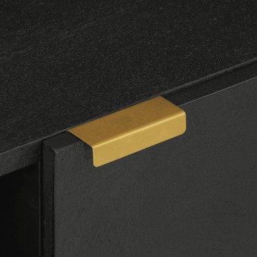 vidaXL Έπιπλο Τηλεόρασης Μαύρο 80x33x46cm από Επεξεργασμένο Ξύλο 1 τεμ.