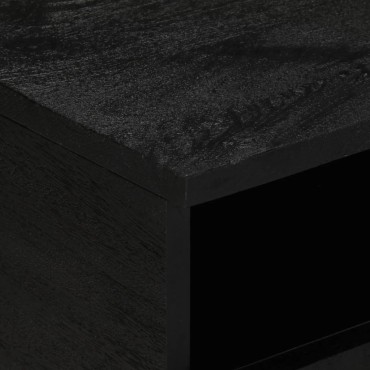 vidaXL Τραπεζάκι Σαλονιού Μαύρο 80x54x40cm από Επεξεργασμένο Ξύλο 1 τεμ.