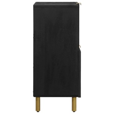 vidaXL Συρταριέρα Μαύρη 80x33x75cm από Επεξεργασμένο Ξύλο