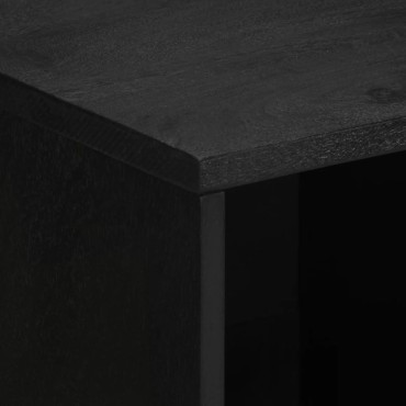 vidaXL Συρταριέρα Μαύρη 80x33x75cm από Επεξεργασμένο Ξύλο