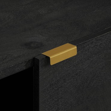 vidaXL Συρταριέρα Μαύρη 80x33x75cm από Επεξεργασμένο Ξύλο