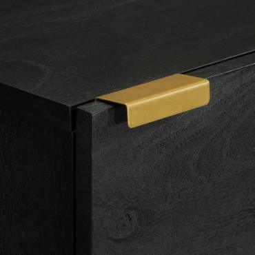 vidaXL Ντουλάπι Μαύρο 40x33x110cm από Επεξεργασμένο Ξύλο 1 τεμ.